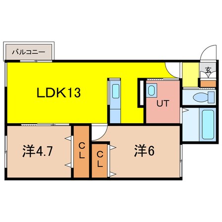 新築4-24MSの物件間取画像